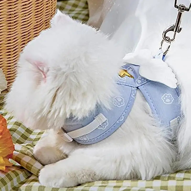 Kitten Harness Pet Cute Angel Wing Strap