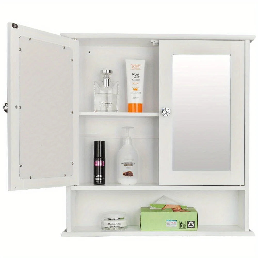 Bathroom Wall Mounted Mirrored Cabinet