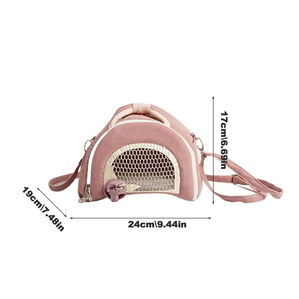 Hamster Travel Bag Hamster Small Animal Takeaway Carrier