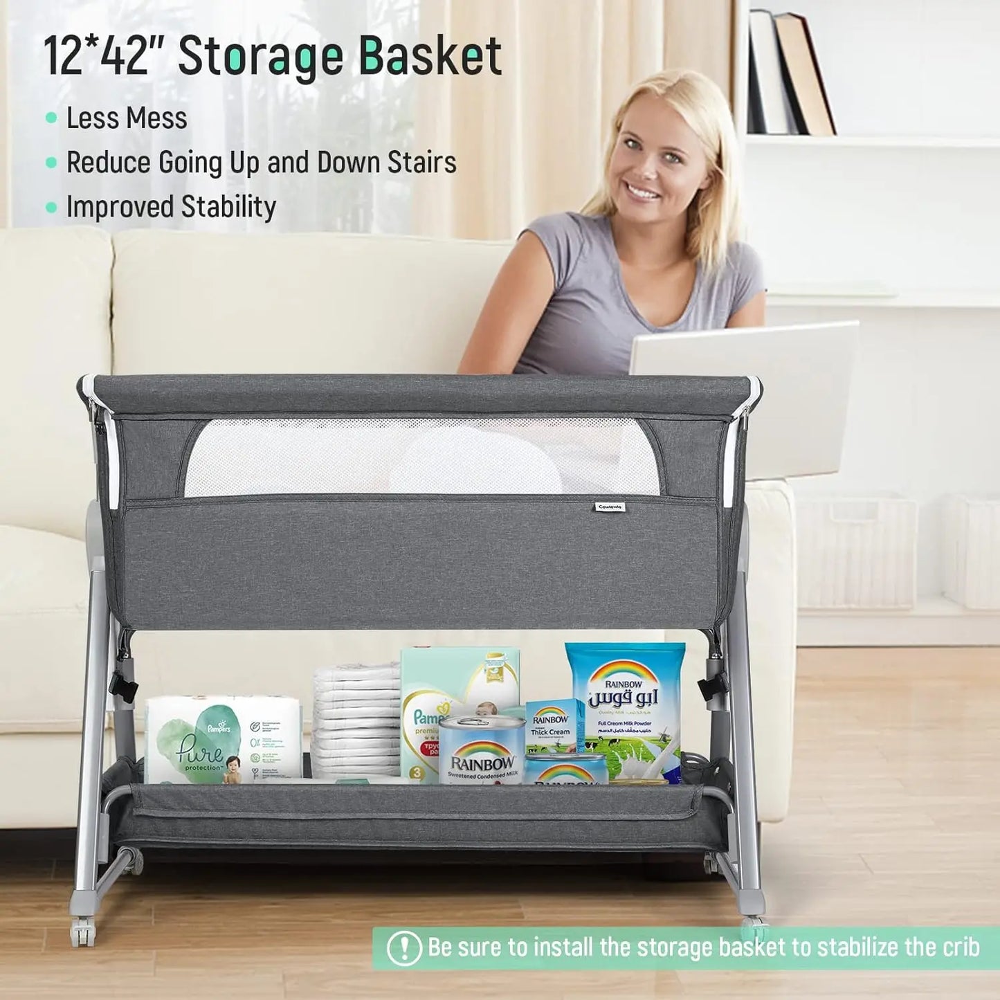 Baby Bassinet, Bedside Sleeper