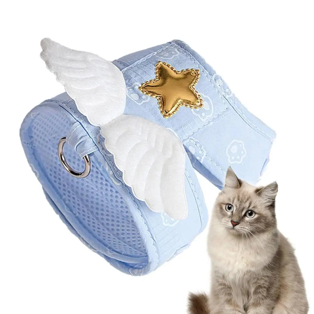 Kitten Harness Pet Cute Angel Wing Strap