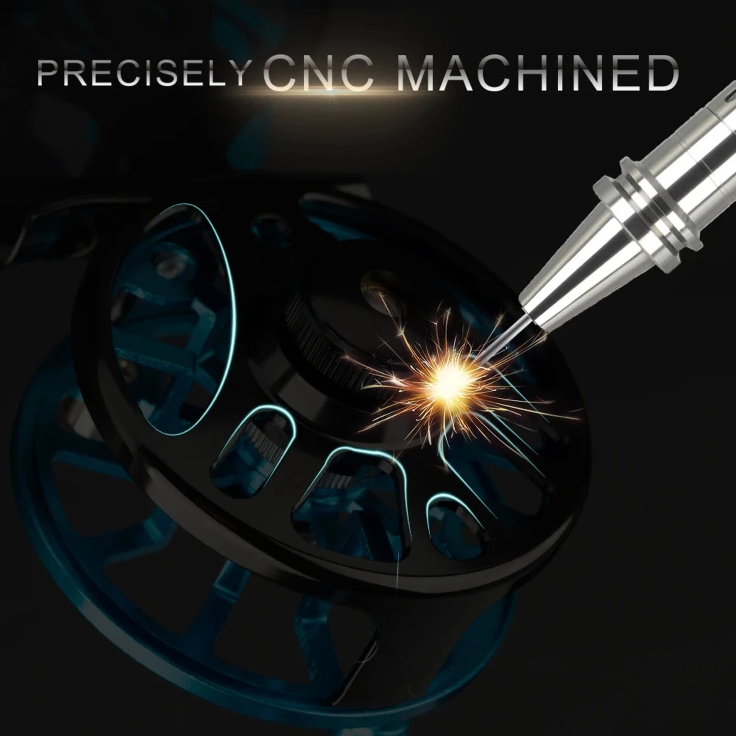 Fly Fishing Reel -machined Aluminum Alloy Body Trout Bass 3/4 5/6 Fly Reels Fishing Tackle