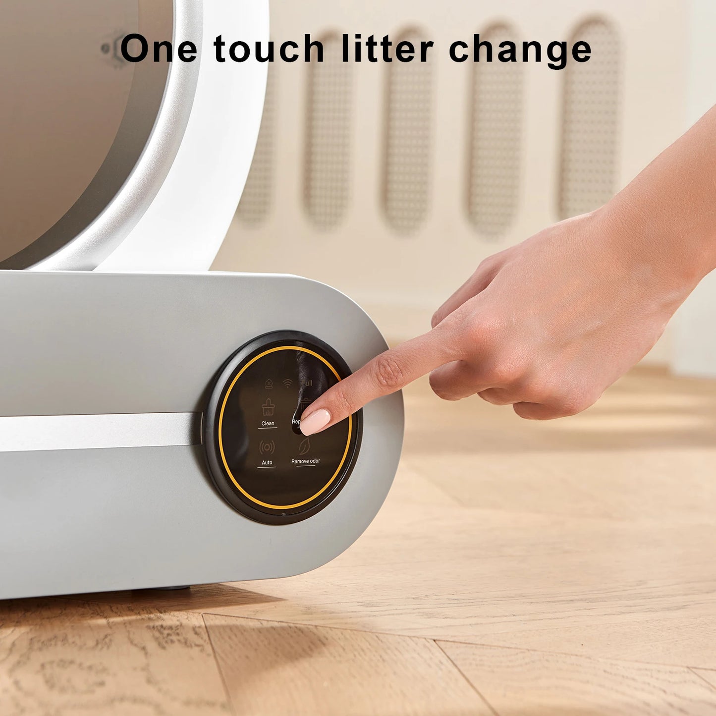 Self Cleaning Cat Litter Box 65L Automatic Cat Litter Box w/ Trash Bag & Litter Mat