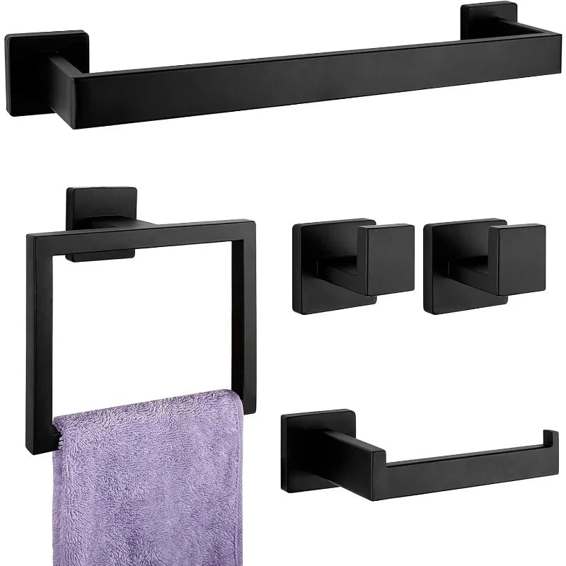 5 Piece Bathroom Hardware Accessories Set