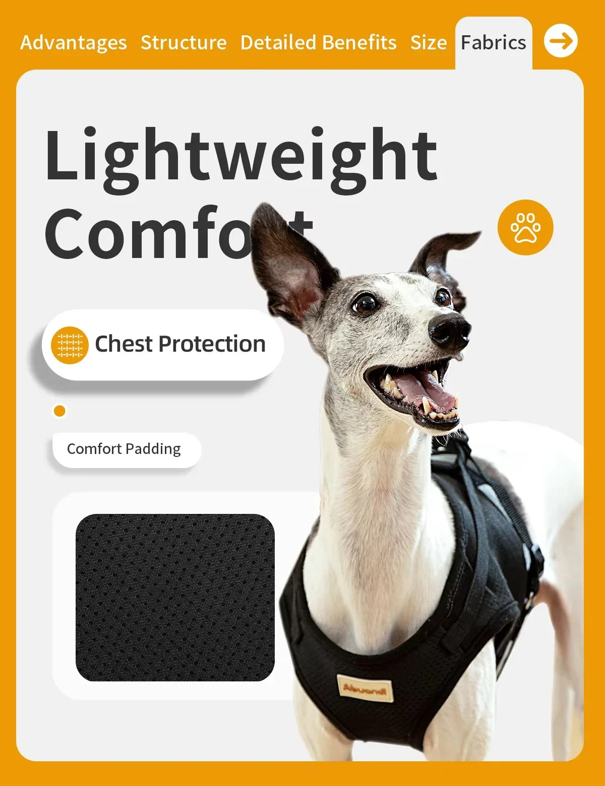 Reflective Safety Dog Vest Harness Dog Collar Leash Adjustable Mesh Vest
