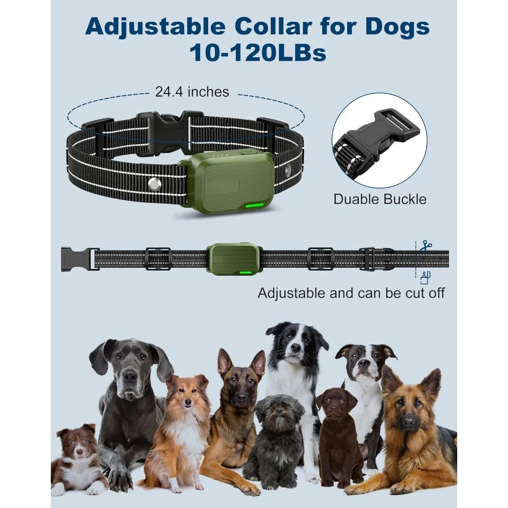 Dog Shock Collar, 3300FT Dog Training Collars with Remote IPX7 Waterproof with 4 Training Modes, Rechargeable E-Collar