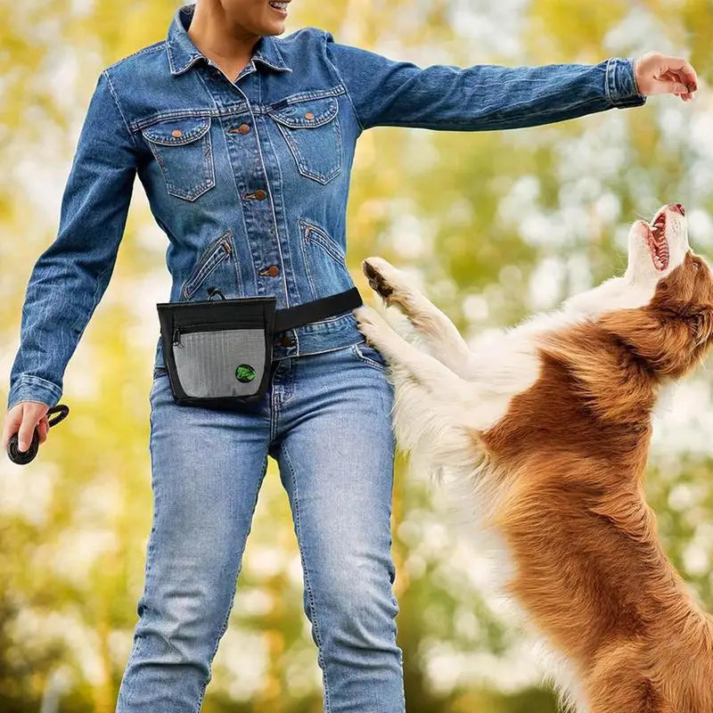 Dog Treat Pouch with Magnetic Closure