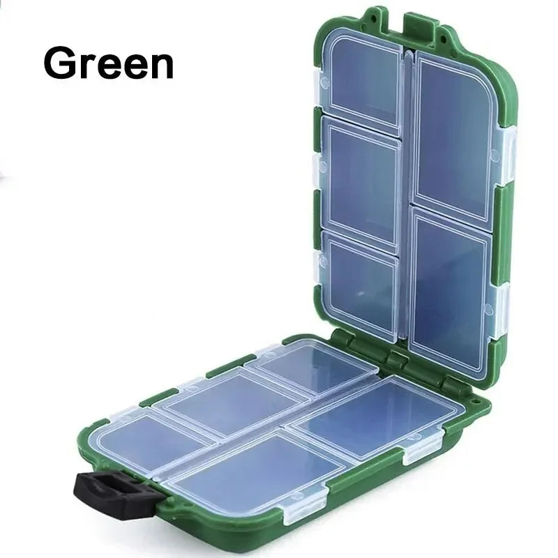 FLYSAND 10 Compartments Fishing Box Mini Storage Box