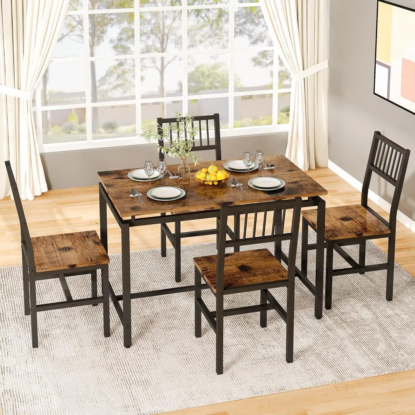 Dining Table Set for 4