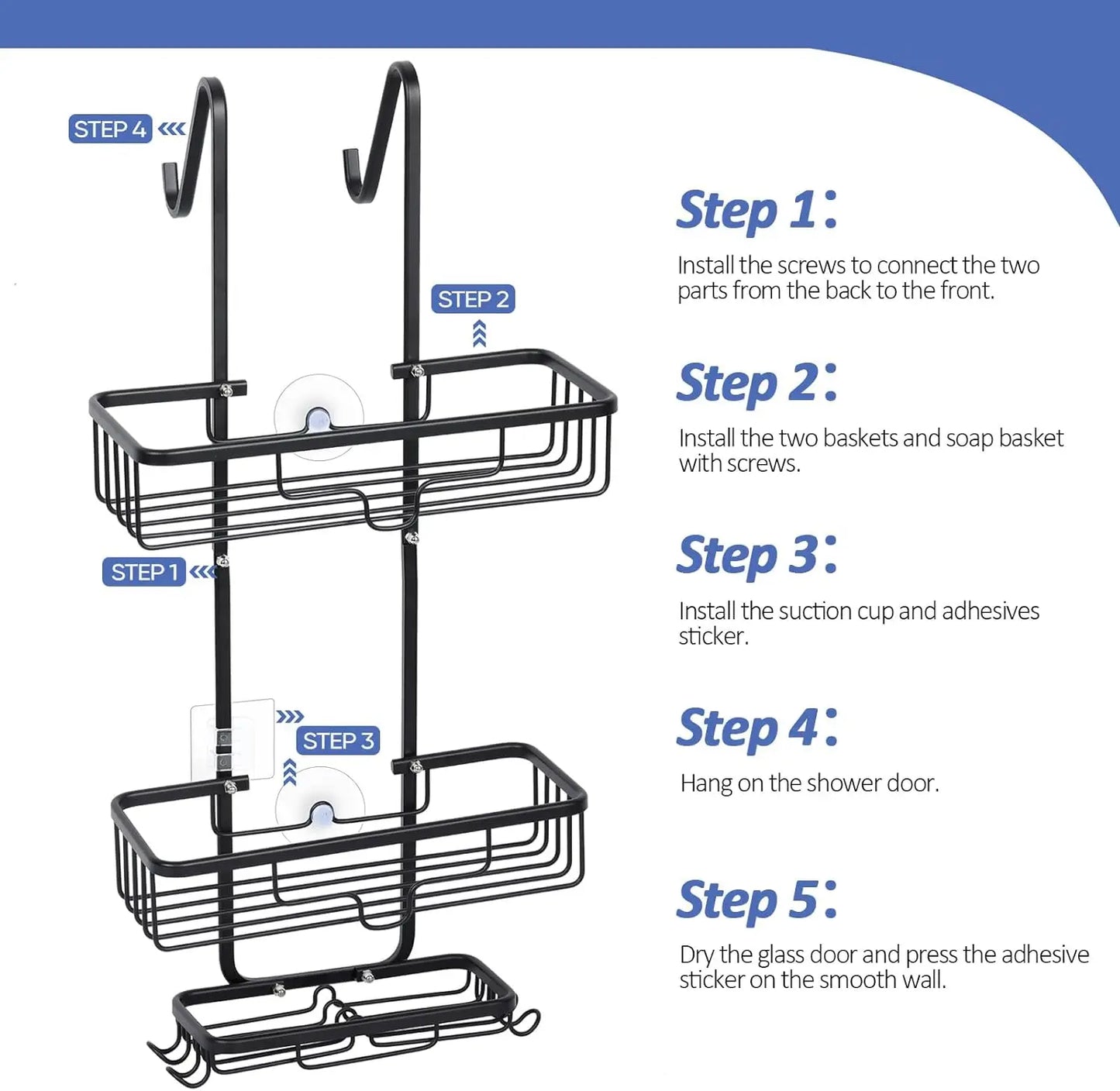 Over the Door Shower Caddy