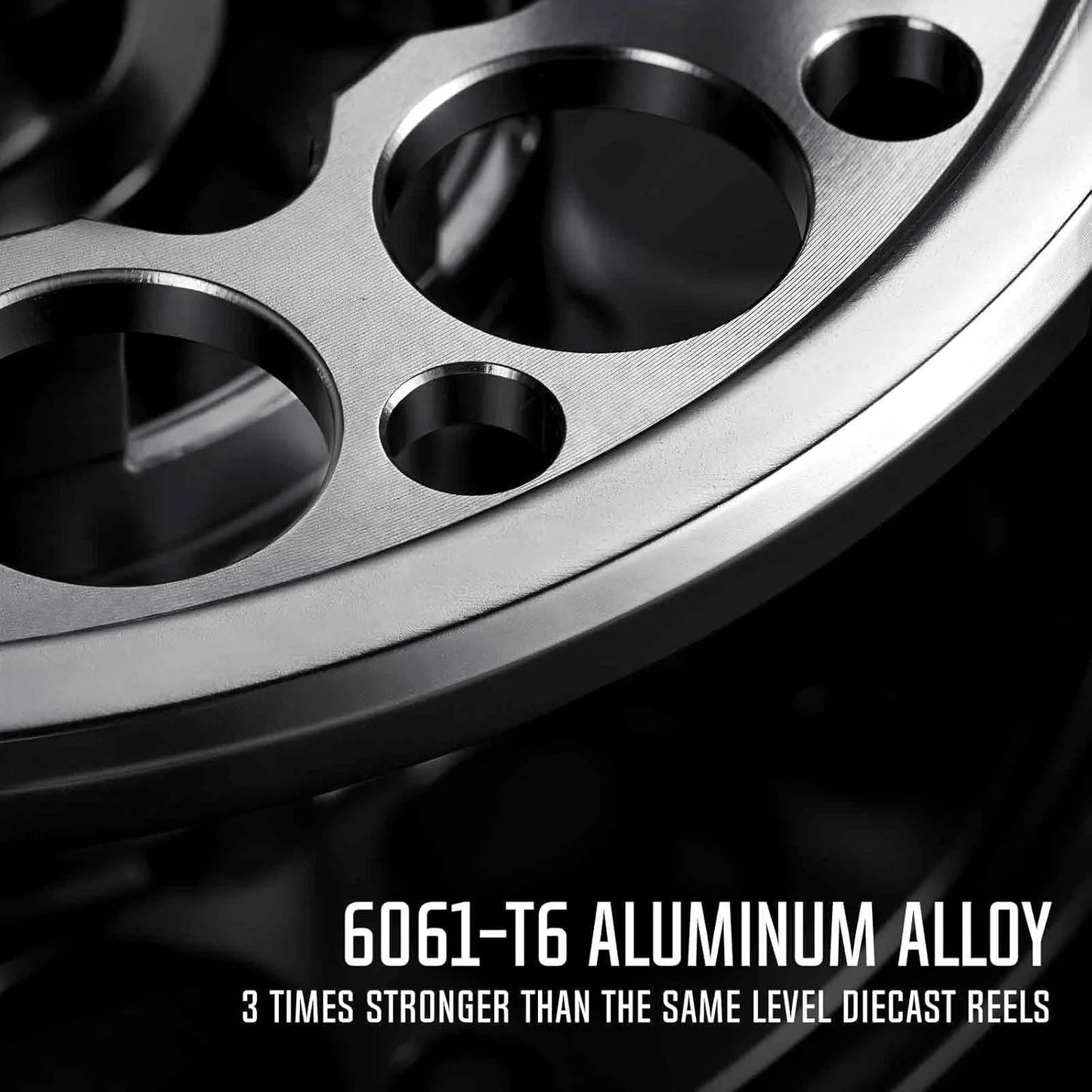Fishing Reel, CNC-Machined Aluminum Alloy Fly Reel, 3/4, 5/6, 7/8, Weight, Black, Gunmetal, Space Gray