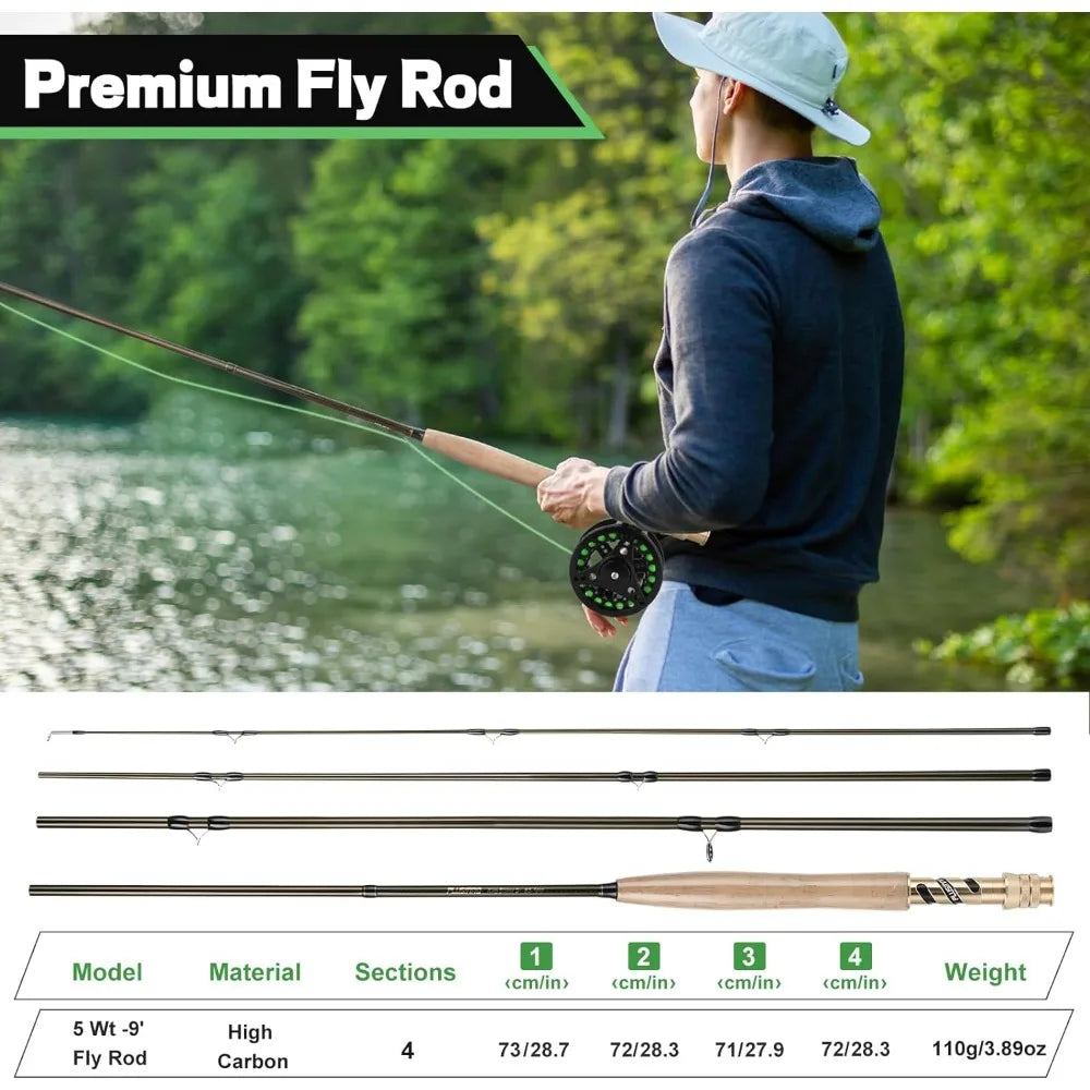 Fly Fishing Rod and Reel Combo