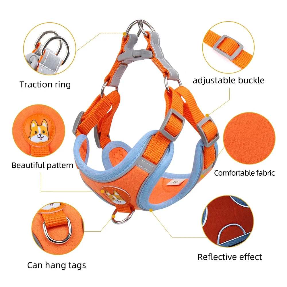 Pet Reflective Dog Harness
