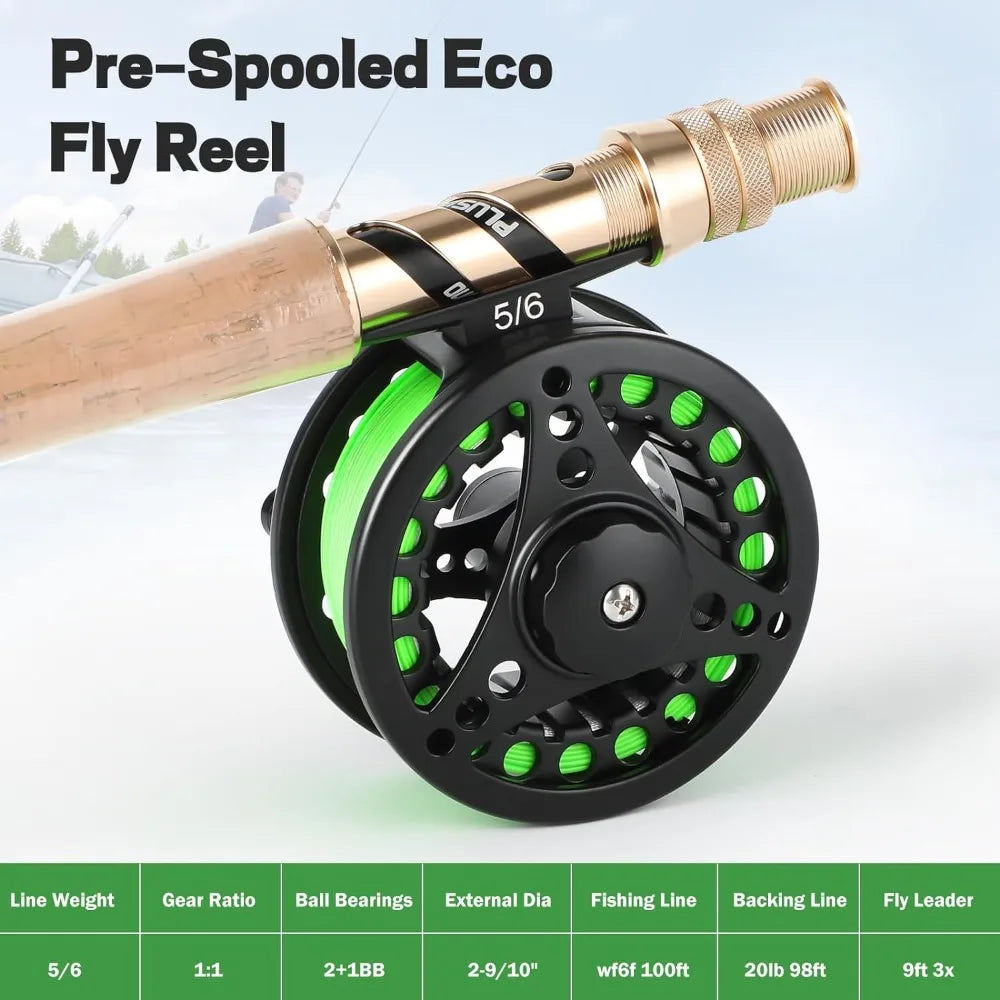Fly Fishing Rod and Reel Combo