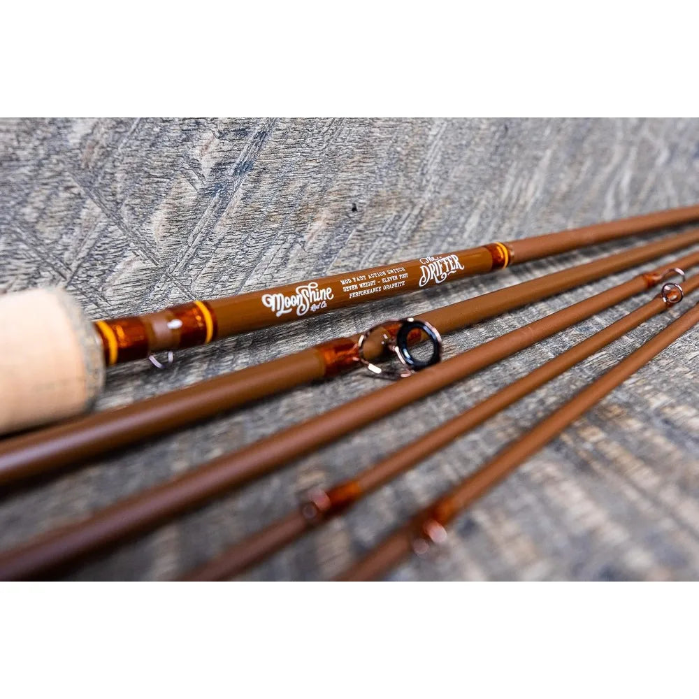 Fly Fishing Rod with Carrying Case and Extra Rod Tip Section