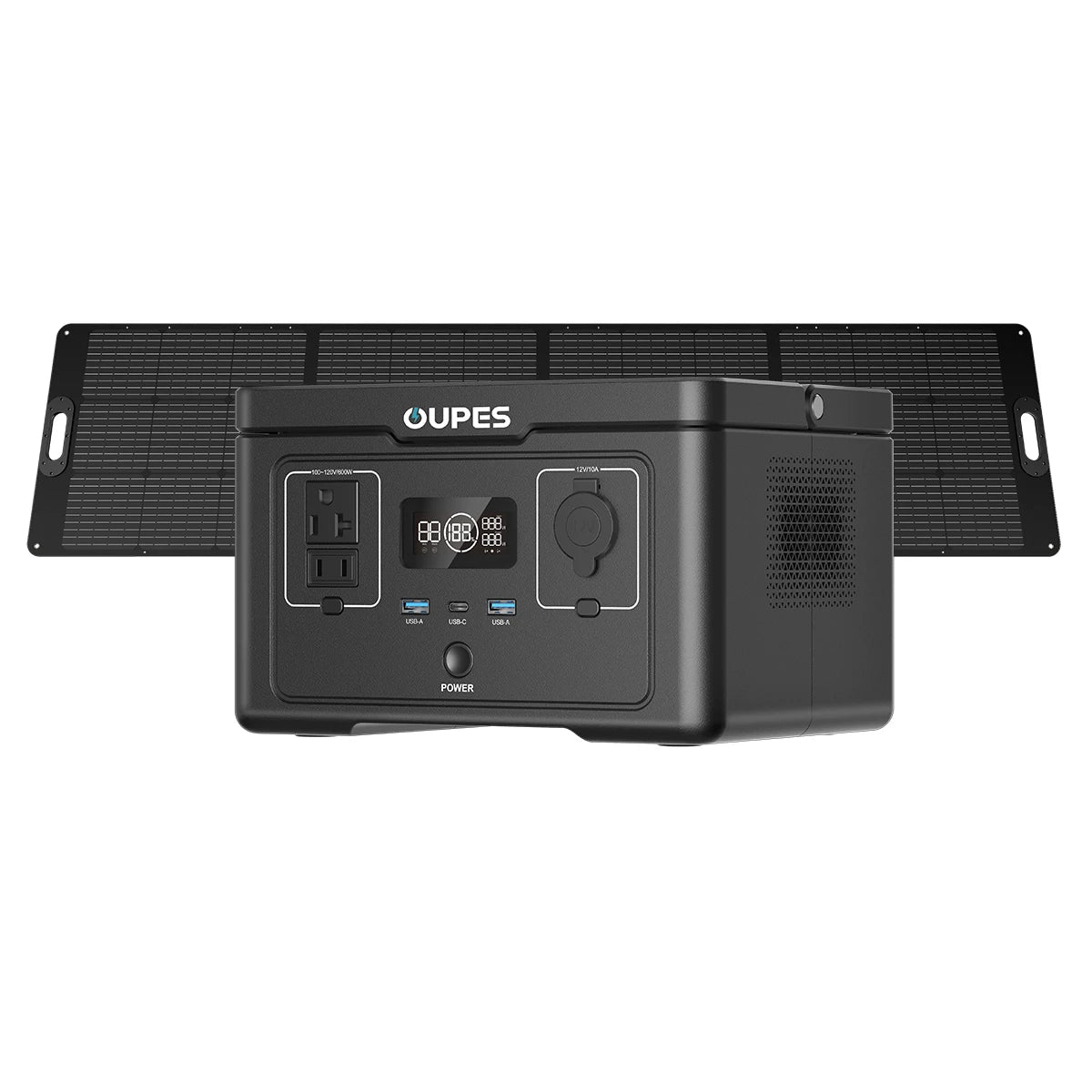 OUPES Exodus 600 Portable Power Station 600W 256Wh(1200w Surge) LFP Generator Camping Outdoor