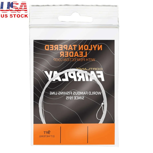 Fairplay Pro 7.5ft Looped Tapered Fishing Leader 6X 3lb Test