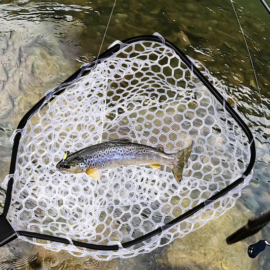 Foldable Fish Net for Trout Fly Fishing