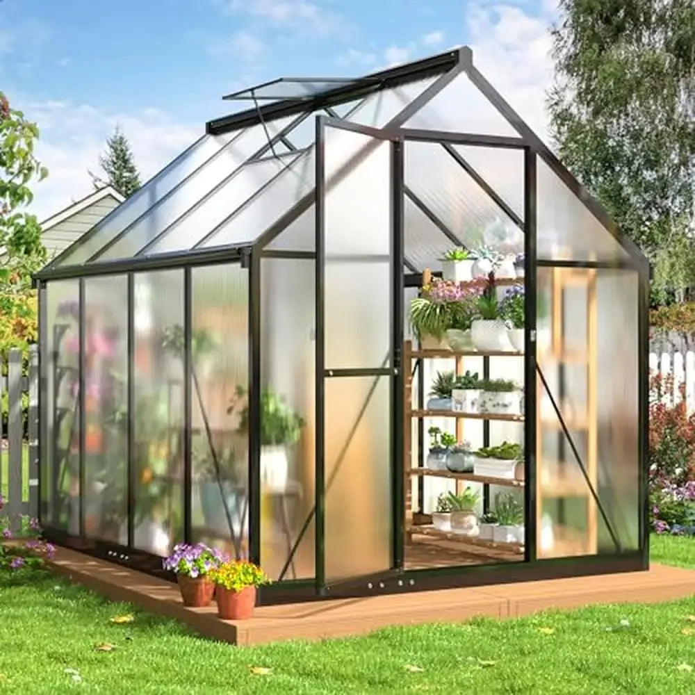 Polycarbonate Aluminum Walk-in Greenhouse