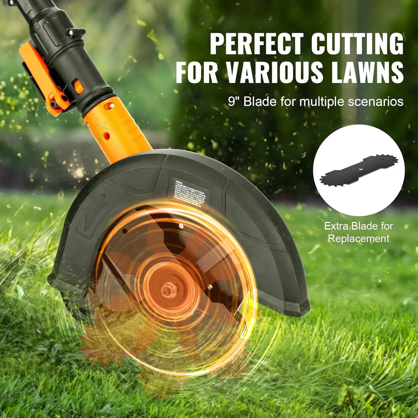 20 V Battery Powered Cordless 9-inch Blade Edger