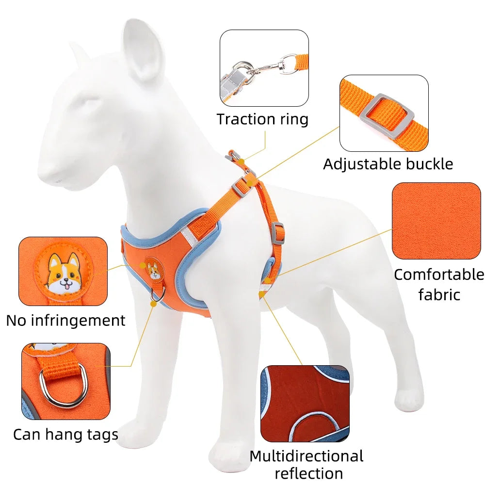 Pet Reflective Dog Harness