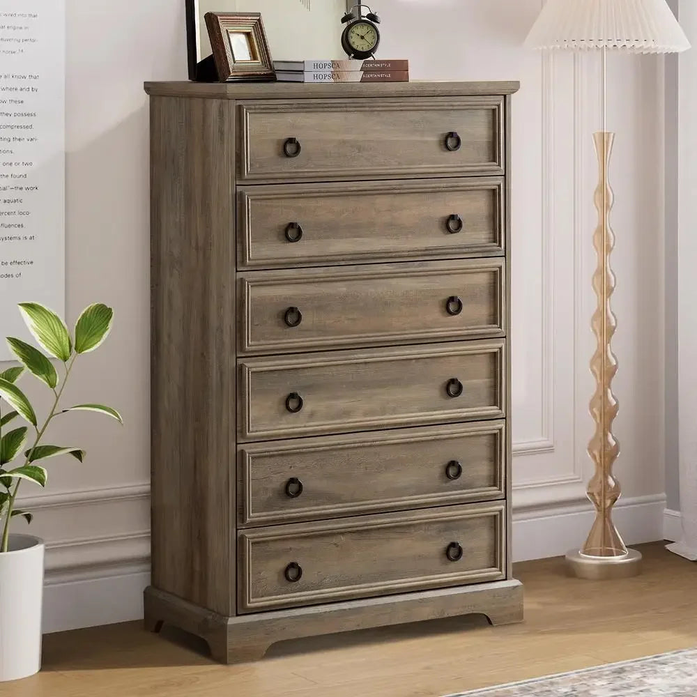 6-Drawer Tall Dresser