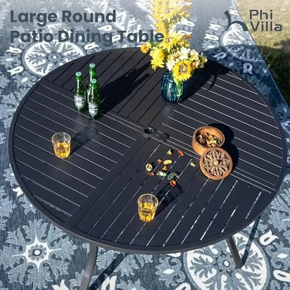 7 Piece Outdoor Round Dining Set