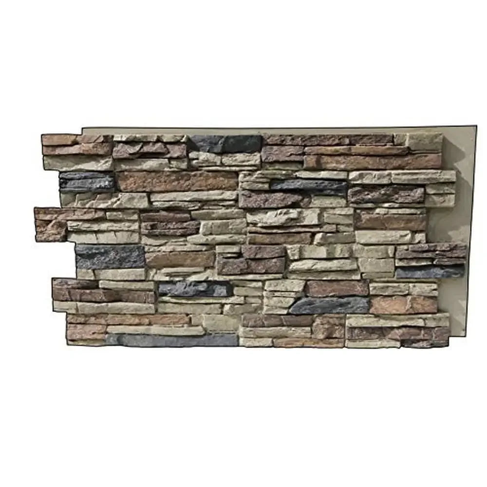 48x24 Class A Fire Rated Faux Stone Siding Panel.