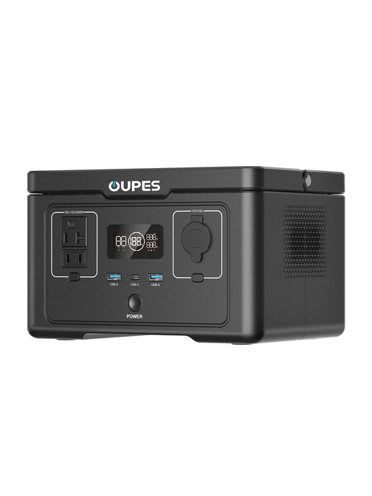 OUPES Exodus 600 Portable Power Station 600W 256Wh(1200w Surge) LFP Generator Camping Outdoor