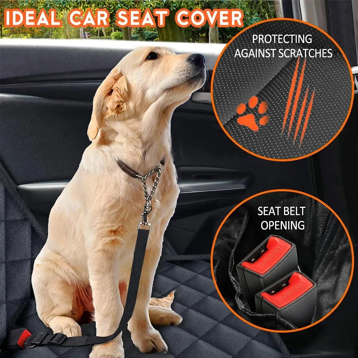 Waterproof Pet Dog Car Seat Cover